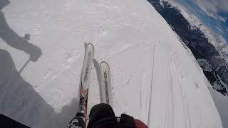 JayJay Skiing The Black Run 'Suisses' in Courchevel