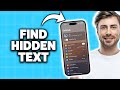 How To Find Hidden Messages On iPhone 2026 (Step-By-Step Tutorial)