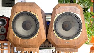 Special Edition ONE PAIRE in the world! Tannoy SRM 12 B Aurex XB-1500 / Aurex SC - Λ 90F