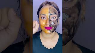 Charcoal mask vs Golden peel off mask #shorts #missgarg #skincare #charcoalmask #peeloffmask