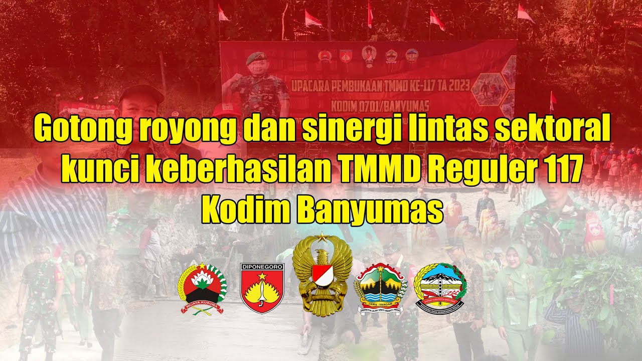 Gotong Royong Dan Sinergi Lintas Sektoral Kunci Keberhasilan TMMD ...