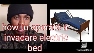 Invacare 53101VC semi electric Hospital bed in operations