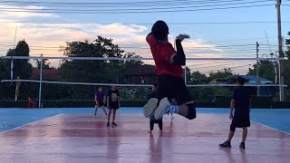 Volleyball warm up. รอคนมาเล่นกีฬามหาสนุก EP.1