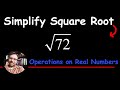 How to Simplify a Square Root of a Number