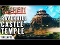 Valheim How to Build a Castle: Temple Timelapse (pt2)