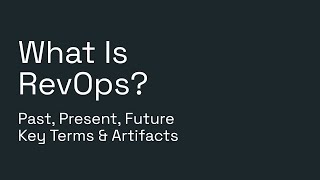 RevOps 101: What Revenue Operations Really Is (and Why It Matters)