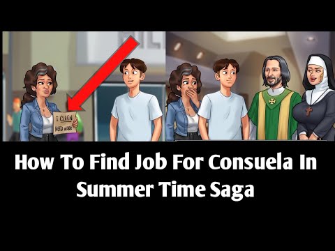 how to find Job for Consuela In Summertime Saga Game Summertime Saga Consuela Full Story