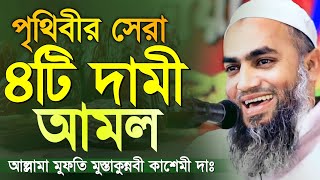 পৃথিবীর সেরা ৪টি দামি আমল কখনোই ছাড়বেন না |  mufti mustakunnobi kasemi | মুফতি মুস্তাকুন্নবী কাসেমী