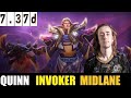 🤯 QUINN [INVOKER] MID 7.37D - DOTA 2 HIGHEST MMR MATCH#dota2  #dota2gameplay #quinn