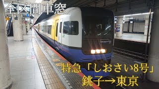 255系 特急「しおさい8号」 東京行 銚子→東京