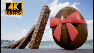A Valentine's Day gift inside a giant chocolate egg?