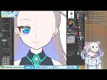 【作業配信】live2d新モデル＆新衣装制作～イラスト編～【facerig用】