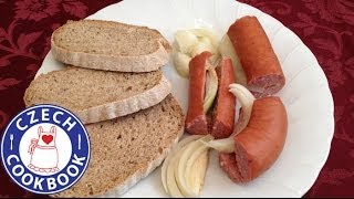 Pickled Sausage Recipe - Utopenci - Czech Cookbook