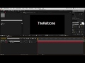 the kellzone two minute tip scrolling fonts in after effects