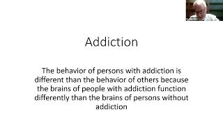 Addiction: A Chronic Brain Disease Webinar by Dr. Mike Miller