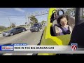 grab a ride in the big banana car this weekend near orlando