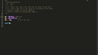 PHP operators - bitwise