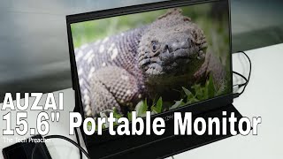 AUZAI 15.6" Portable Monitor 1080P Full HD Type C & HDMI Portable Monitor - Total Mobile Solutions
