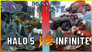 Halo Infinite Vehicles Comparison | Old vs New (Halo Infinite Graphics Comparison)