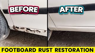 Car footboard Rust Restoration