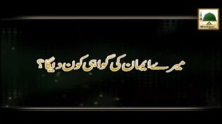 Mere Iman Ki Gawahi Kon Dega - Maulana Ilyas Qadri - Speech