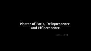 #Chemistry_class10 -- Plaster of Paris Deliquescence and Efflorencence.