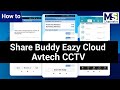 Cara membagikan Access Online CCTV kepada orang lain | Setting Share Buddy Eazy Cloud Avtech CCTV