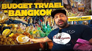 Exploring Bangkok: Chinatown, Floating Market, and Train Market Adventure!