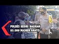 Polres Kediri Kota Bagi-Bagi 85 Ribu Masker