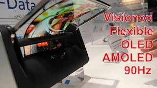 Visionox Flexible OLED with 7H hardness at Display Week 2019