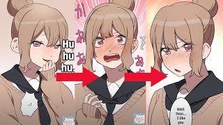 【Manga】Why a beautiful bookworm started to act sweet when we were alone in the club room ...