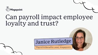 Chapter 2 | Does payroll impact employee loyalty and trust?