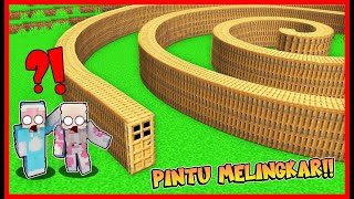 ATUN & MOMON MENEMUKAN PINTU MELINGKAR RAHASIA !! HARTA KARUN MELIMPAH !! Feat @sapipurba Minecraft