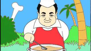 TVCM　ラーメンさんぱち／さんぱちレギュラーアニメ冒険篇