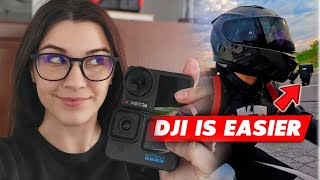 I tried the DJI Osmo Action 4 for motovlogging