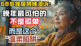 68歲獨居阿姨淚訴：晚年最可怕的不是孤單，而是這個溫柔陷阱！看完驚出一身冷汗！ #情感故事 #老年生活