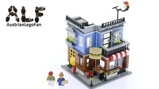 Lego Creator 31050 Corner Deli Model 1of3 - Lego Speed Build Review