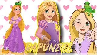 Coloring Disney Princess Rapunzel