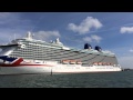 P&O Cruises Britannia maiden arrival homeport Southampton