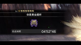 [MHWI]  盾斧 歷戰激昂金獅子 (TA) 4:52 激昂したラージャン/Furious Rajang