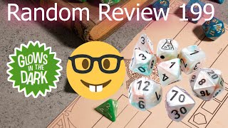 Chessex Lab Dice - Glowing Gameplay! - Random Review 199