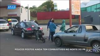 Poucos postos ainda tem combustíveis em Londrina