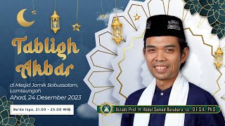 LIVE | Tabligh Akbar Masjid Jamik Babussalam, Lemteungoh Banda Aceh | Ustadz Abdul Somad