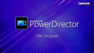 Title Designer Tutorial