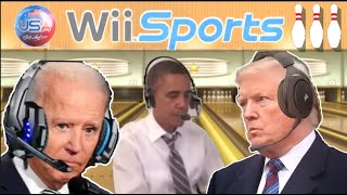 US Presidents Play WII Sports Bowling