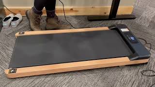 Maksone Under Desk Treadmill, Wood Electric Treadmill, Walking Jogging Machine Review