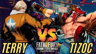 Fatal Fury: City of the Wolves | Terry vs. Tizoc EPIC Gameplay Battle!