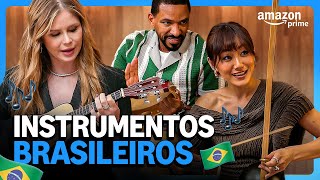 Elenco de The Boys toca instrumentos brasileiros | The Boys | Prime Video