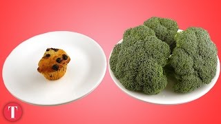 This Is What 200 Calories Look Like: Junk vs. Healthy Food