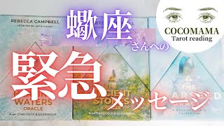 蠍座さん♏ 【緊急メッセージ❗️❣】ココママの深ーいタロット占い🔮オラクルカードリーディングで